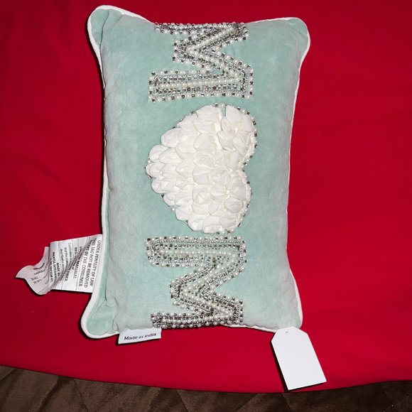 Mom❤️Love Pearl Beaded Hand-Embroidered  - NWT - Picture 5 of 8